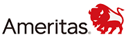 The image is a logo with the text  AMERICAS  and a stylized red bull graphic.