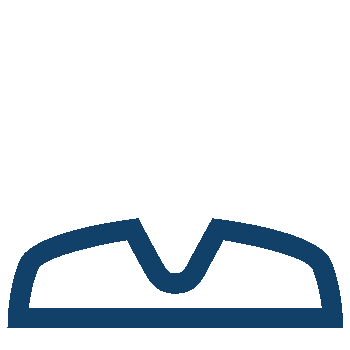 The image is a digital illustration of a stylized healthcare professional s head, wearing a face mask and a headset with a microphone.